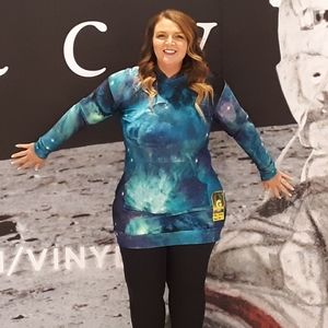 BLACKMILK Galaxy Toastie Slouchie Hoodie dress M